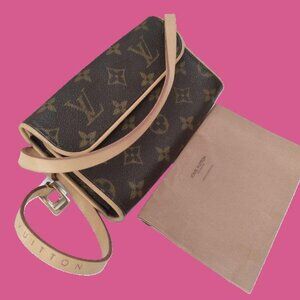 new-CCO | Louis Vuitton Belt Bag ( Wallet ) Pochette Florentine Brown Monogram